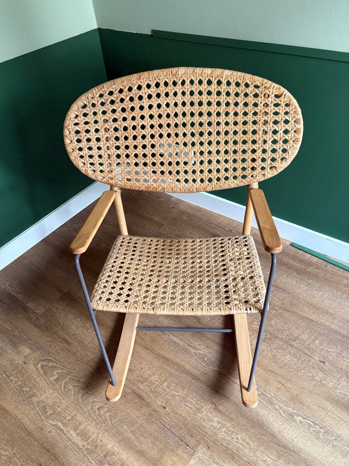 Rotan schommelstoel ikea GRÖNADAL, Ophalen, Overige kleuren, Zo goed als nieuw, Eén