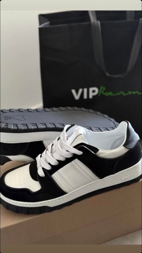Ami Paris Heren Sneakers Maat 45 - Zo goed als nieuw, Ophalen of Verzenden, Zo goed als nieuw, Zwart, Sneakers of Gympen