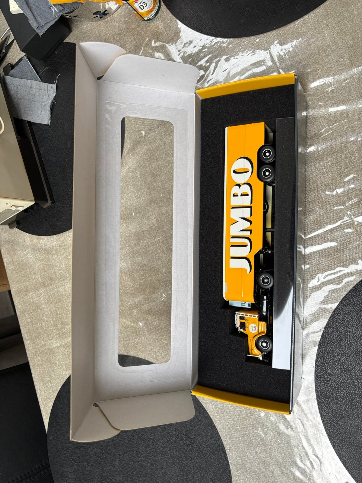 1:50 Tekno Scania Jumbo jubileum model, Ophalen of Verzenden, Nieuw, Bus of Vrachtwagen, Tekno