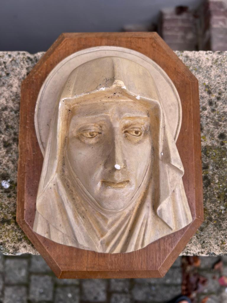 Plaquette Maria, Antiek en Kunst, Antiek | Religie, Verzenden