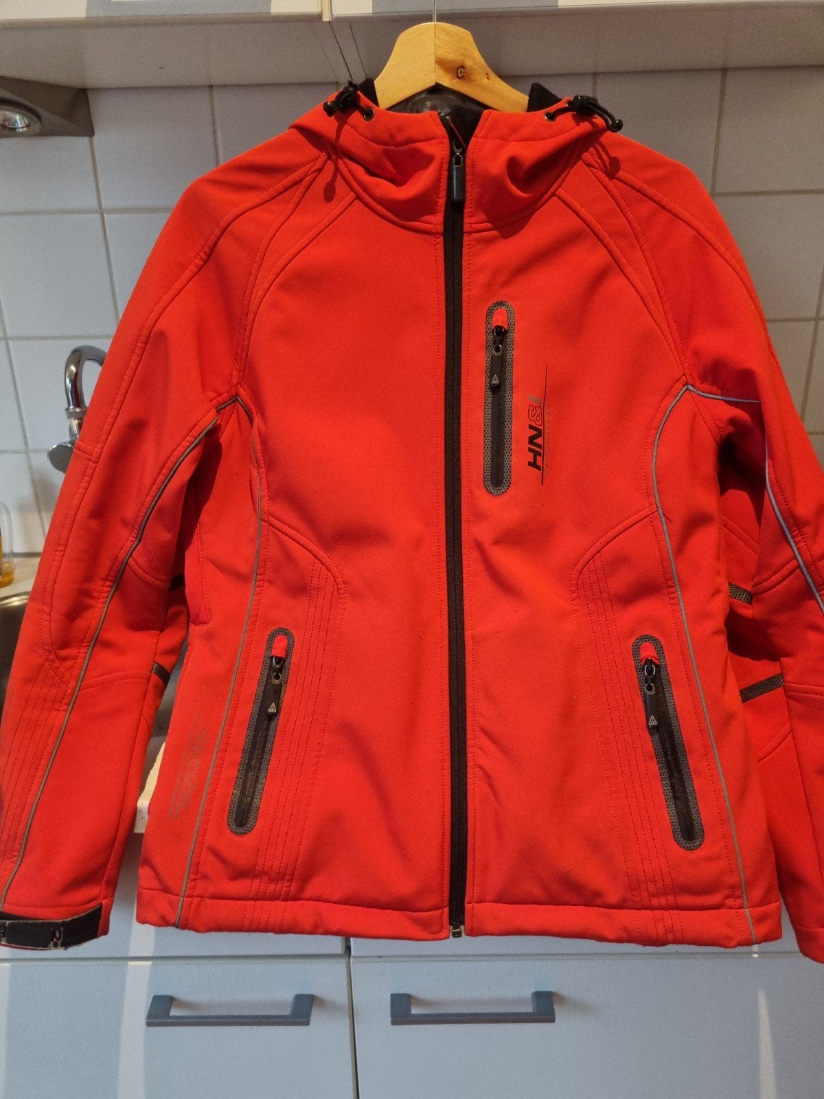 Human Nature Softshell Jas Maat M - Oranje, Kleding | Dames, Maat 38/40 (M), Ophalen of Verzenden, Human Nature, Gedragen