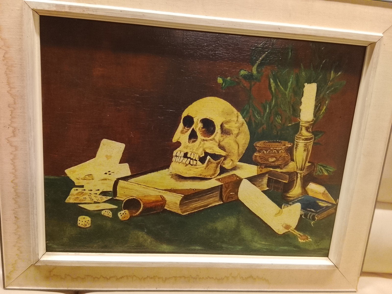 schilderij 1911 onduidelijk gesigneerd, Ophalen of Verzenden