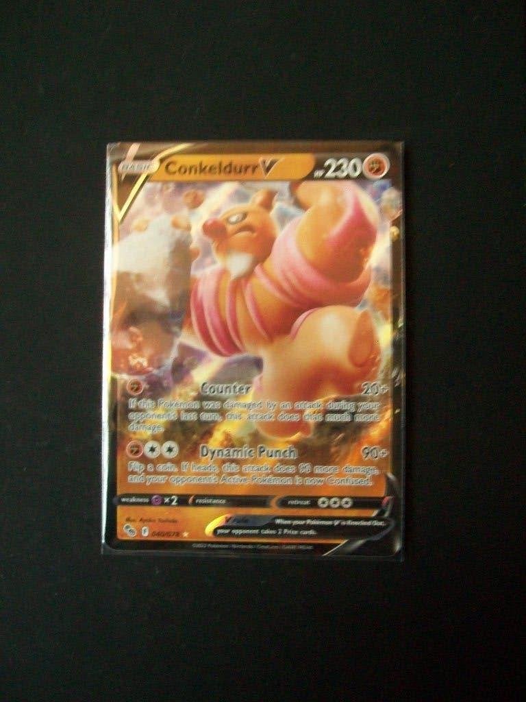 5597: Nieuwe Pokemon GO kaart CONKELDURR V HP 230 (040/078), Verzenden, Nieuw, Losse kaart, Foil