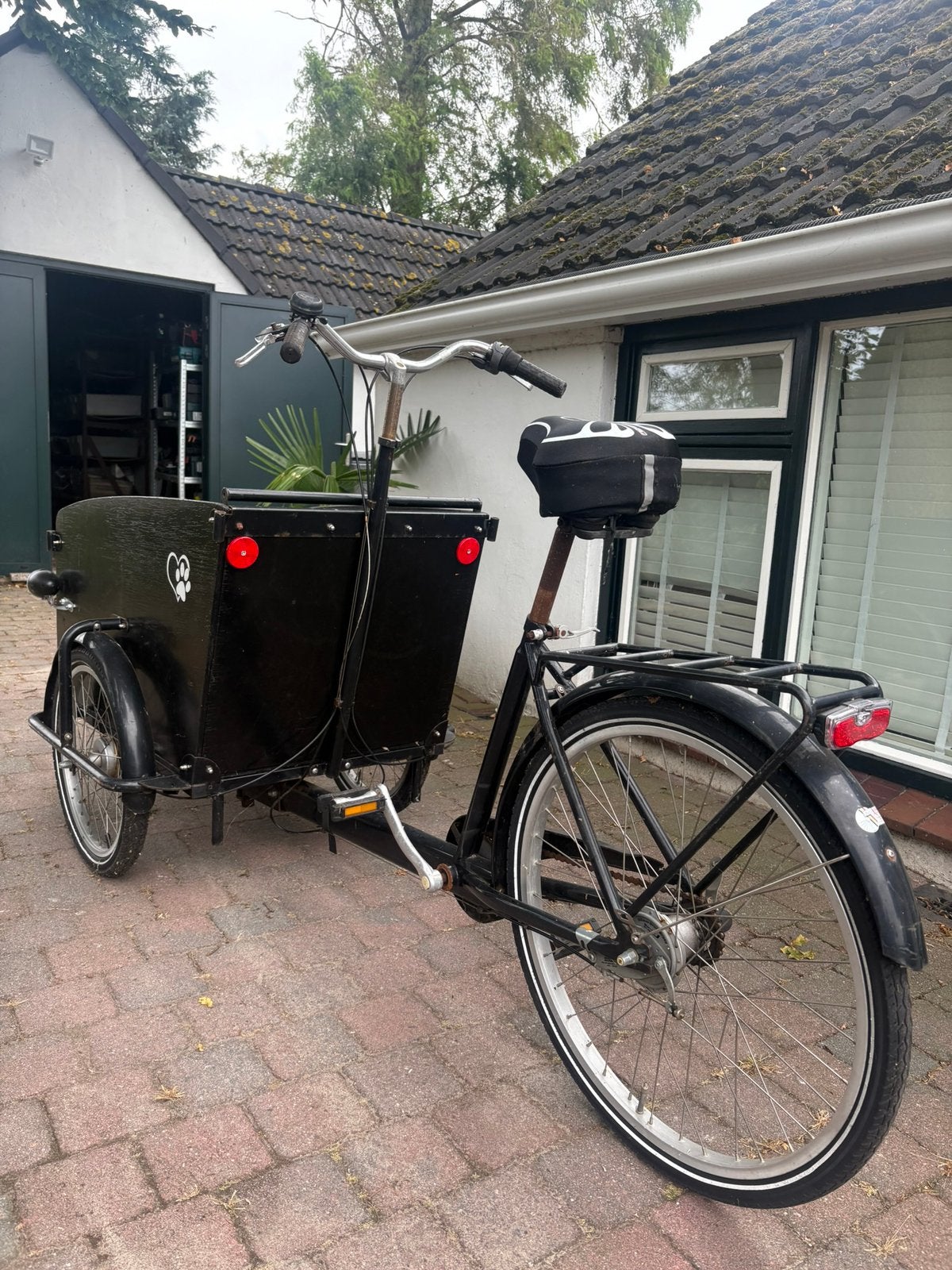Bakfiets voor de hond, Gebruikt, Goederen, Trommelrem, Ophalen