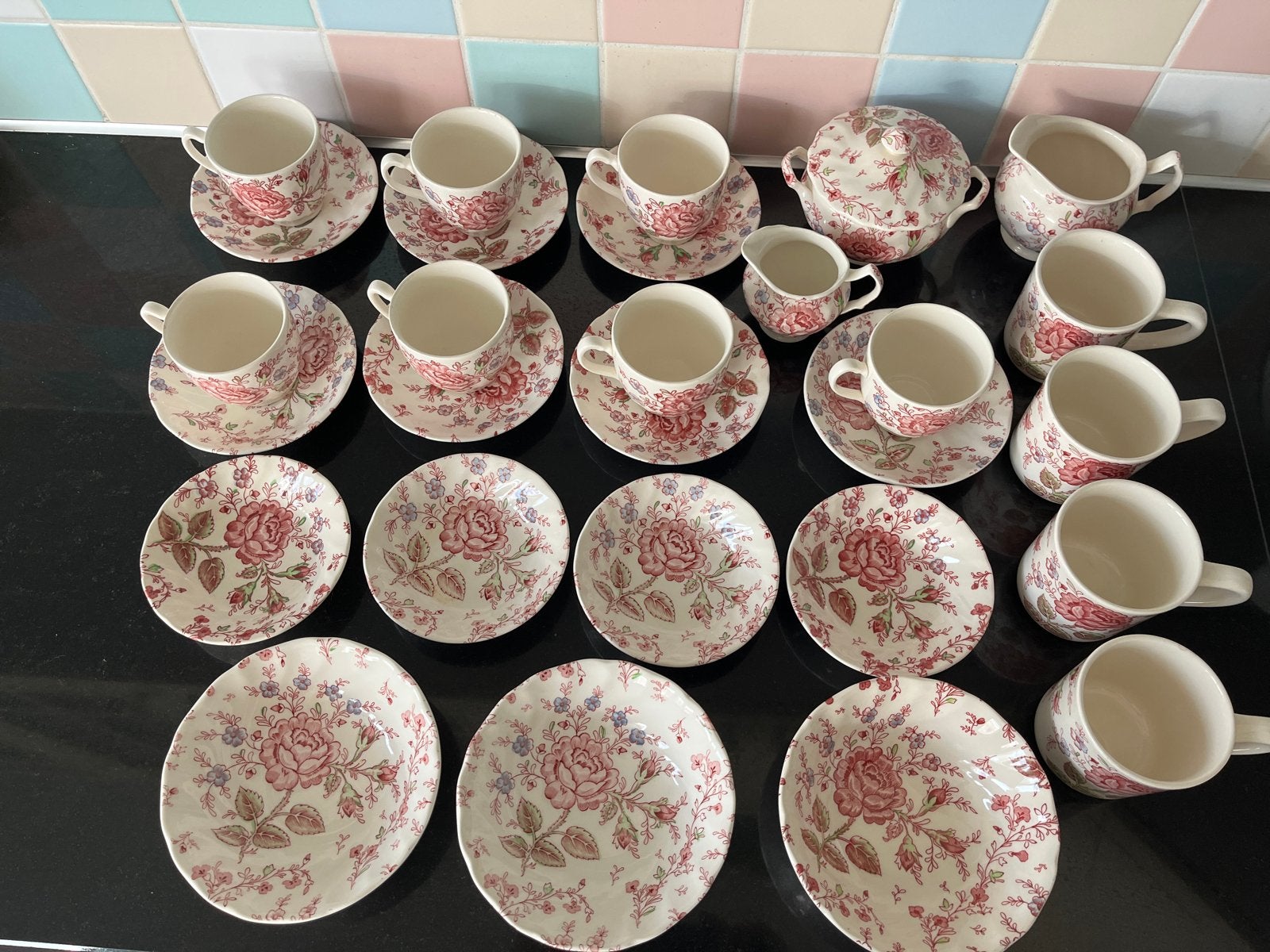 Johnson Brothers Chintz, Overige merken, Verzenden, Klassiek, Zo goed als nieuw