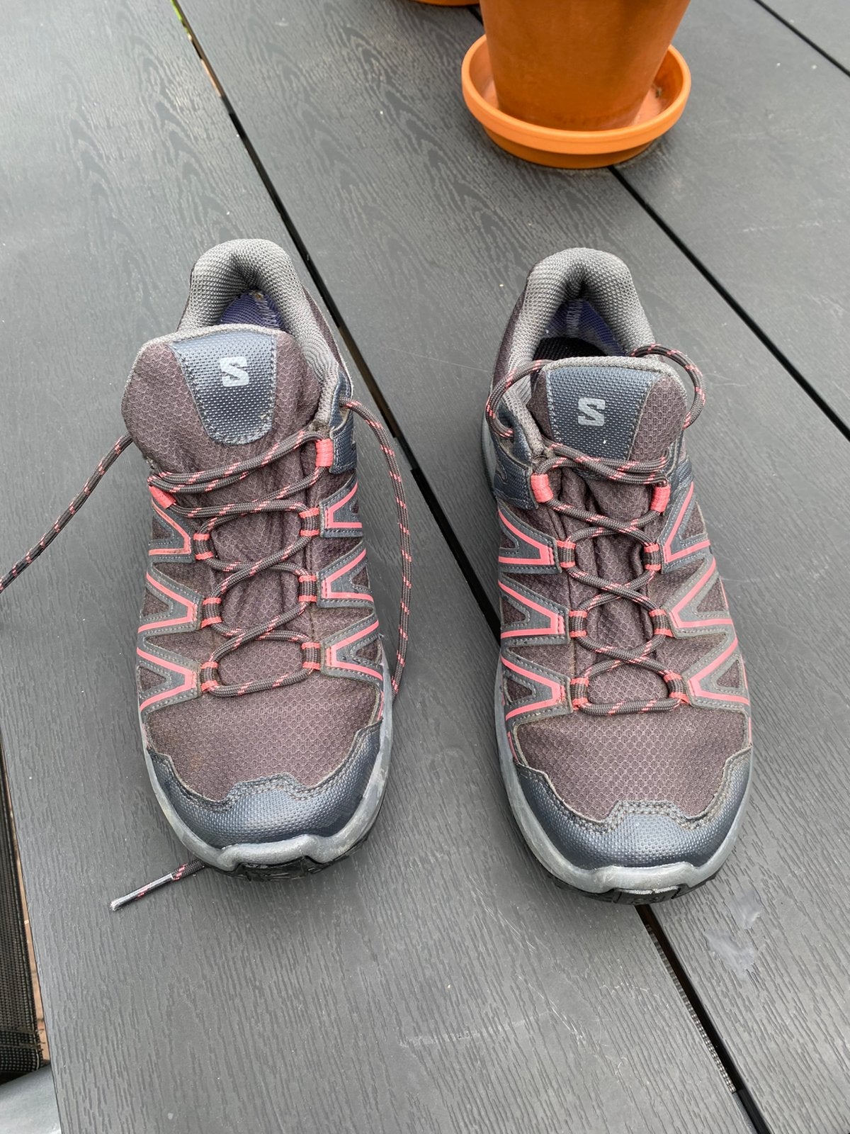 SALOMON Ortholite te koop, Zwart, Zo goed als nieuw, Wandelschoenen, Ophalen of Verzenden