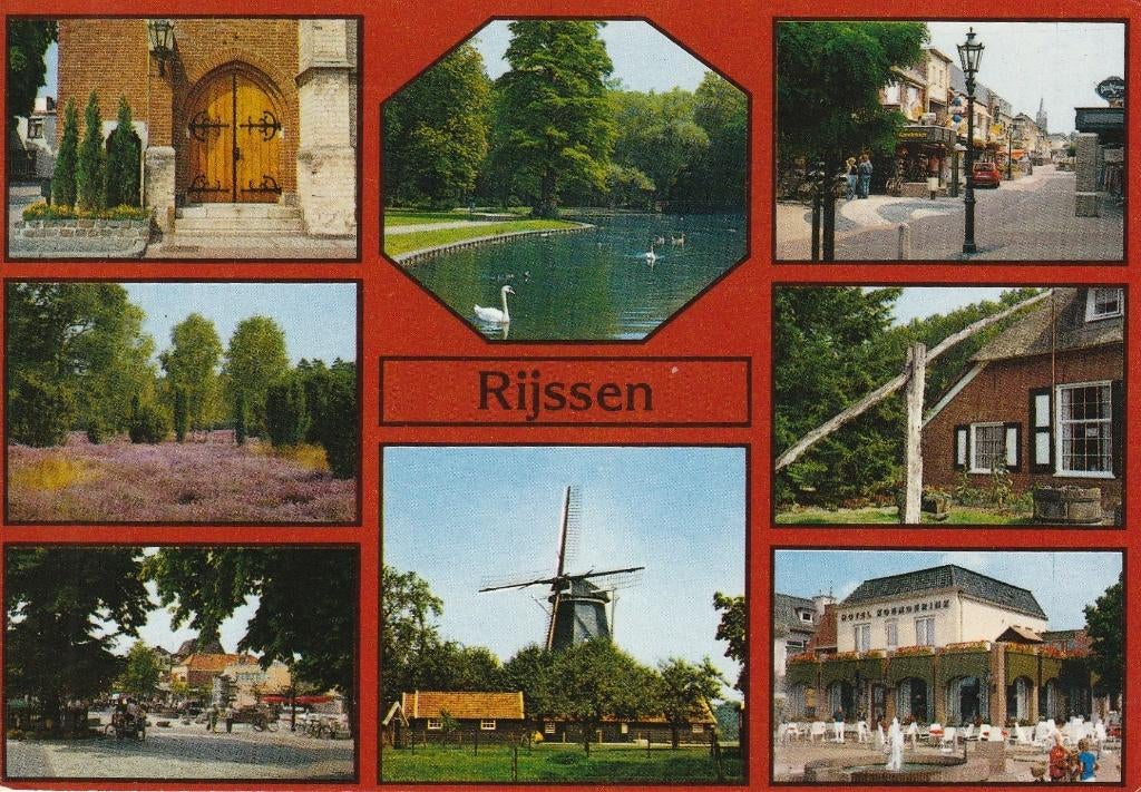 Ansichtkaart Rijssen, Verzamelen, Ophalen of Verzenden, 1980 tot heden, Gelopen, Overijssel