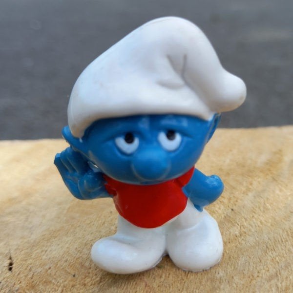 Slouchy Smurf / Schlaffi Smurf - 20402, Ophalen of Verzenden, Nieuw, Verschillende Smurfen, Poppetje, Figuurtje of Knuffel