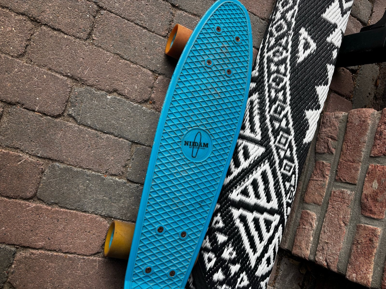 Nidam pennyboard blauw, Ophalen, Gebruikt, Skateboard