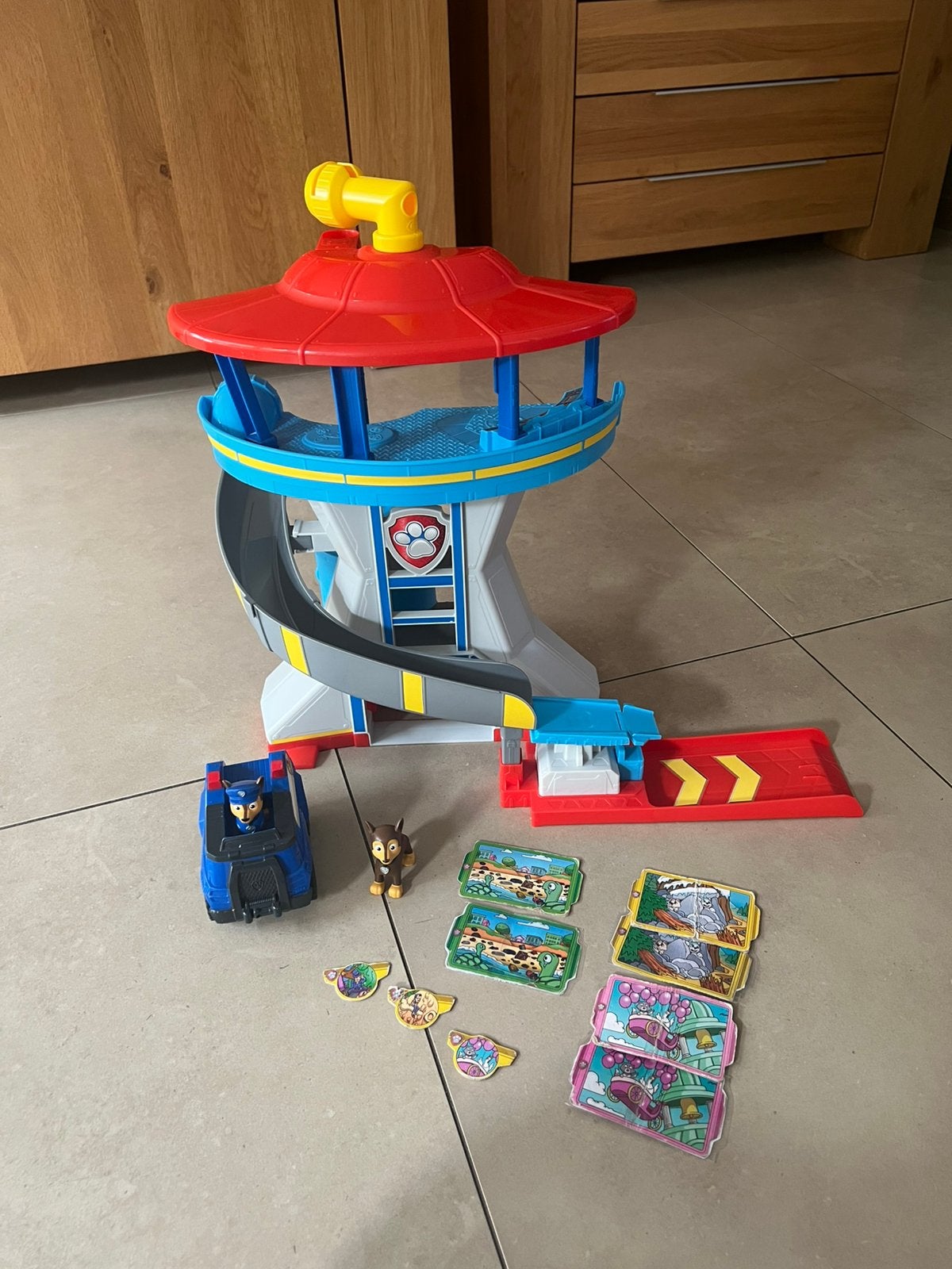 Paw patrol uitkijktoren, Kinderen en Baby's, Speelgoed | Actiefiguren, Ophalen of Verzenden, Zo goed als nieuw