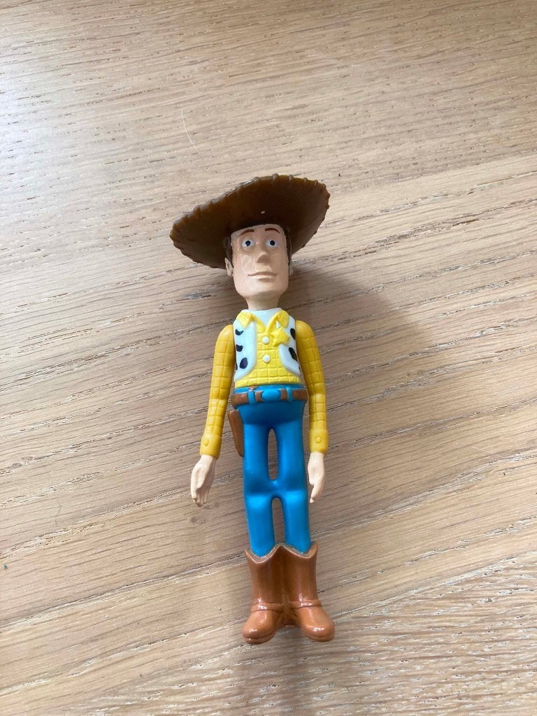 Woody figuurtje uit Toy Story, Ophalen of Verzenden, Overige figuren, Gebruikt, Beeldje of Figuurtje