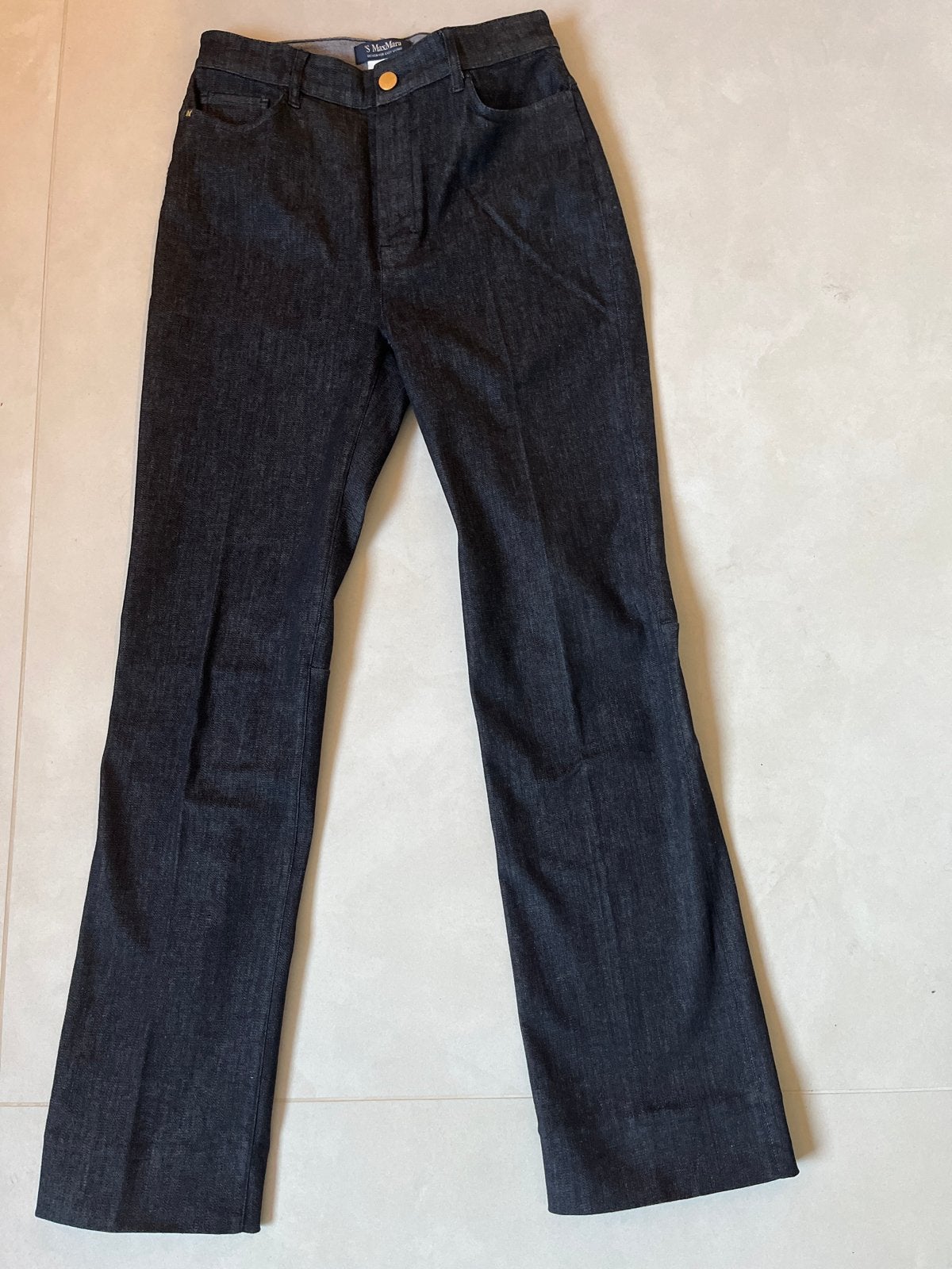 Max Mara 'S Max Mara Zwarte Spijkerbroek - Zo goed als nieuw, Kleding | Dames, Zwart, Max Mara, Ophalen of Verzenden, Zo goed als nieuw