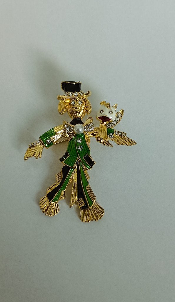 Clown broche, Overige materialen, 4 tot 7 cm, Overige kleuren, Nieuw