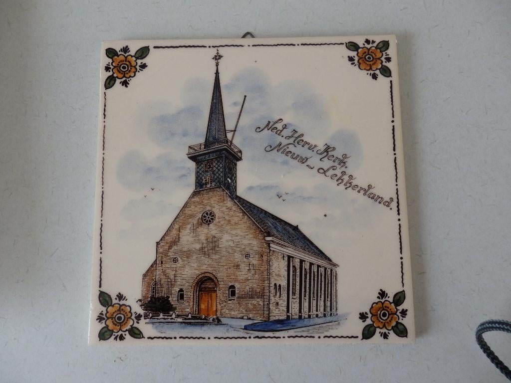 Tegel, Ned Hervormde kerk Nieuw Lekkerland, Ophalen of Verzenden, Nieuw