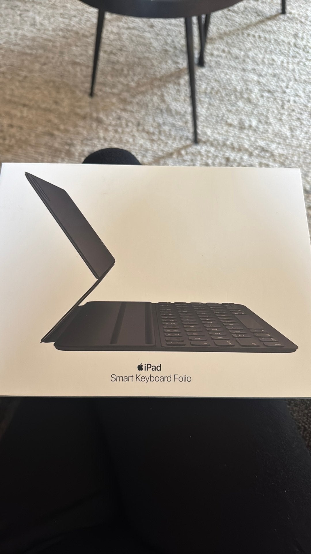 Smart Keyboard Folio voor iPad Air/Pro - Nieuw in doos!, Ophalen of Verzenden, Nieuw, Zwart, Apple iPad Pro