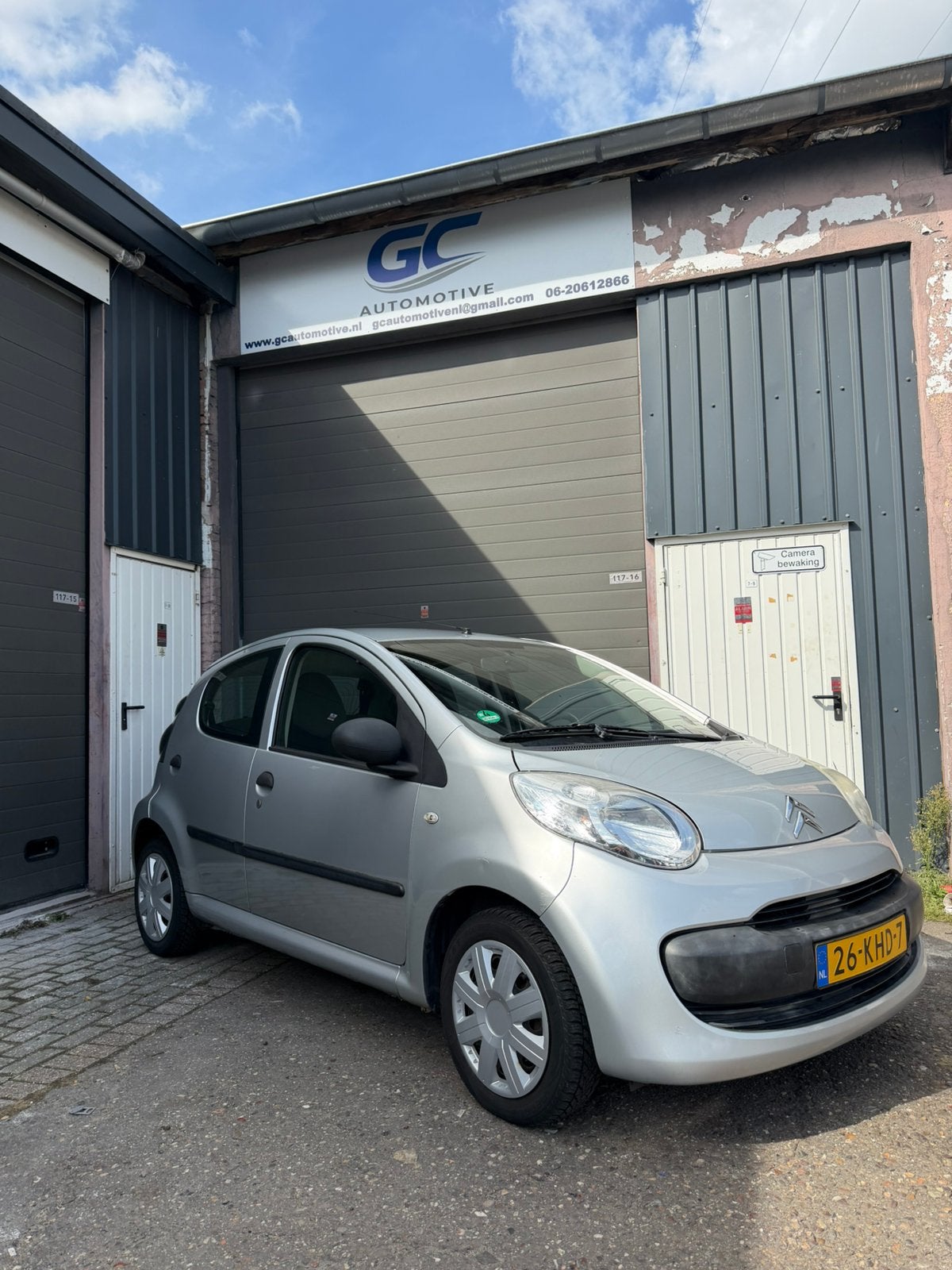 Citroën C1 1.0 5-DRS 2007 Grijs, Auto's, Voorwielaandrijving, 4 stoelen, C1, 68 pk