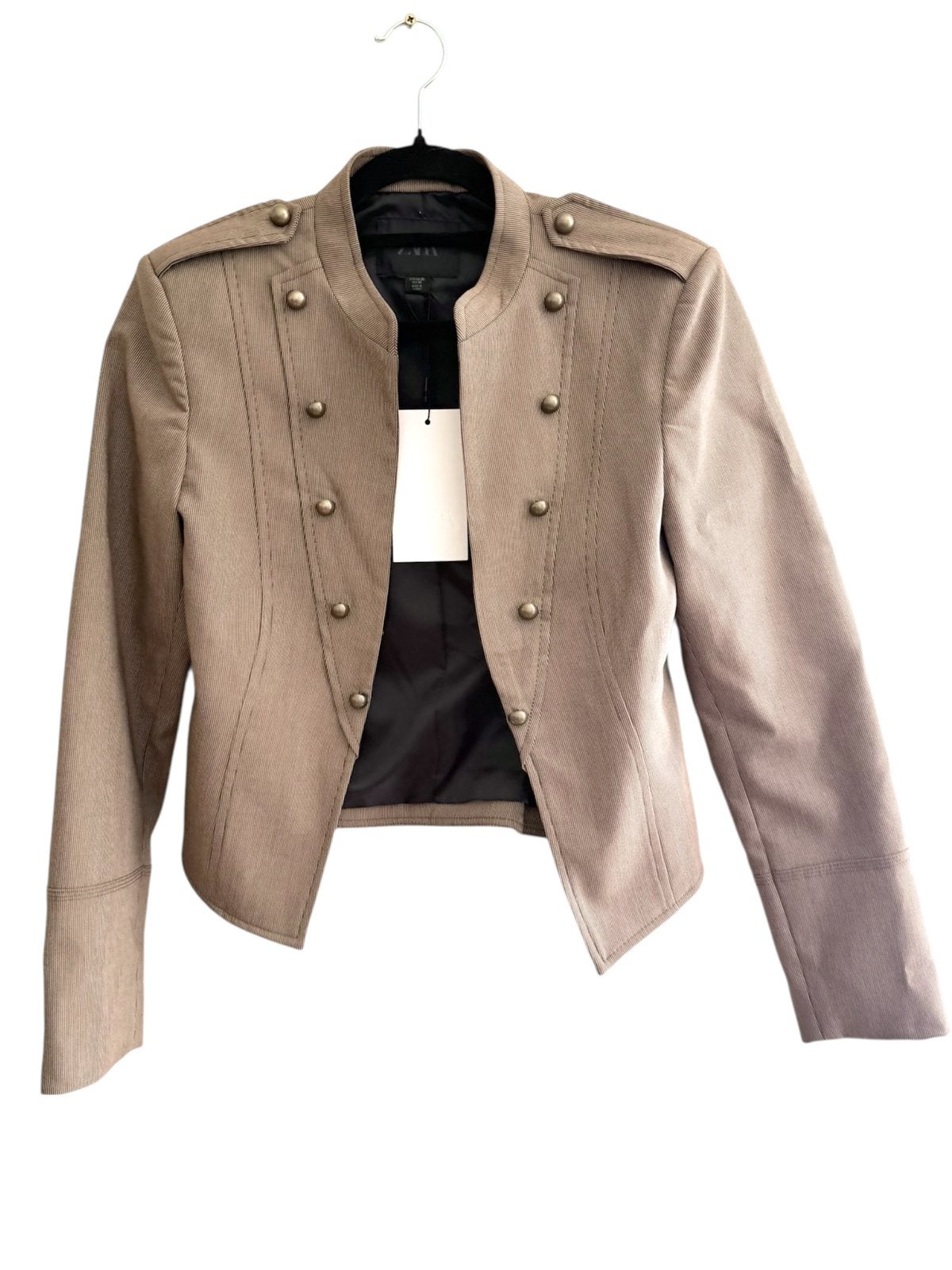 Korte Blazer ZARA ronde knopen Nieuw, Kleding | Dames, Bruin, Nieuw, Ophalen of Verzenden, Jasje