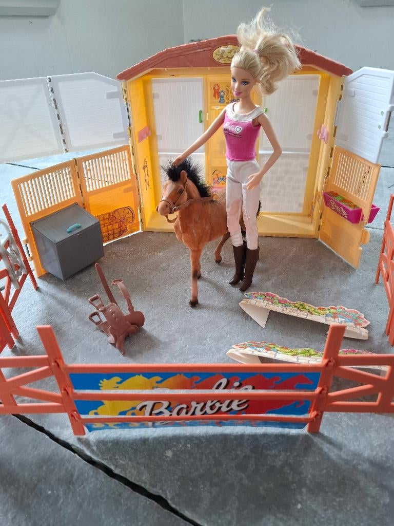 Barbie paard stal, Ophalen of Verzenden, Barbie