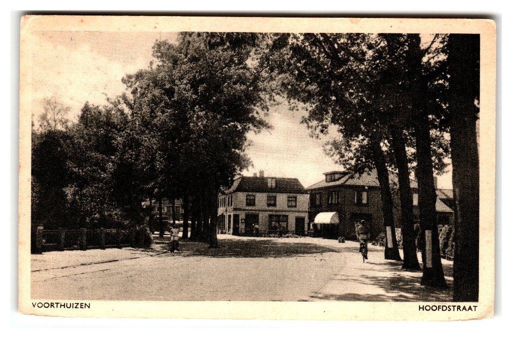 Voorthuizen, Hoofdstraat, Ophalen of Verzenden, 1940 tot 1960, Gelopen, Gelderland
