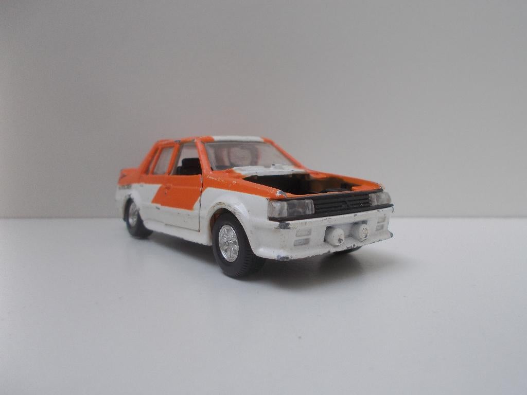 6123 Mitsubishi Lancer 2000 Rally Turbo Yonezawa Diapet Toys, Hobby en Vrije tijd, Modelauto's | 1:43, Ophalen of Verzenden, Gebruikt