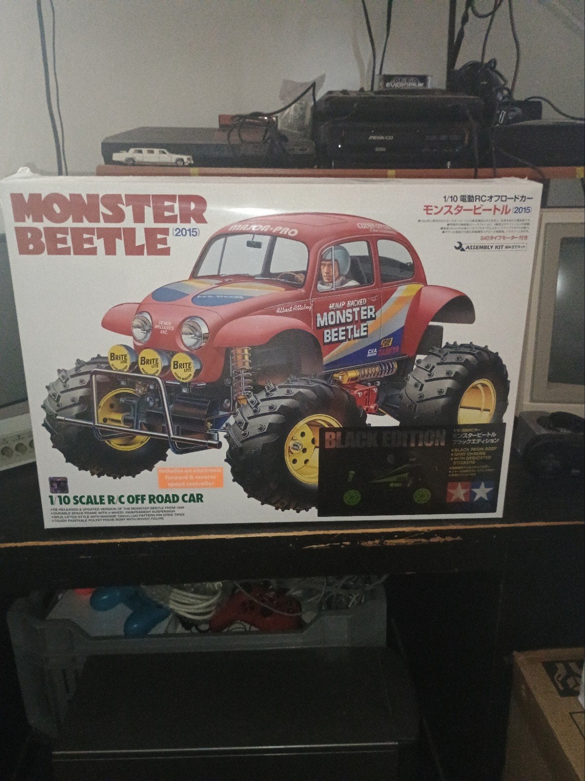 Tamiya Monster Beetle 2015 RC Off-Road Auto 1:10 Nieuw, Hobby en Vrije tijd, Auto offroad, Nieuw, Schaal 1:10, Ophalen