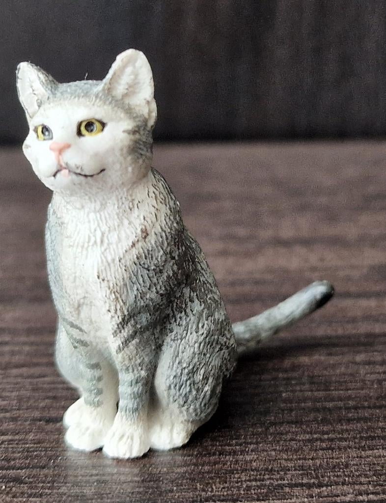Schleich Farm World Kat - 2014, Ophalen of Verzenden, Gebruikt, Hond of Kat, Beeldje of Figuurtje