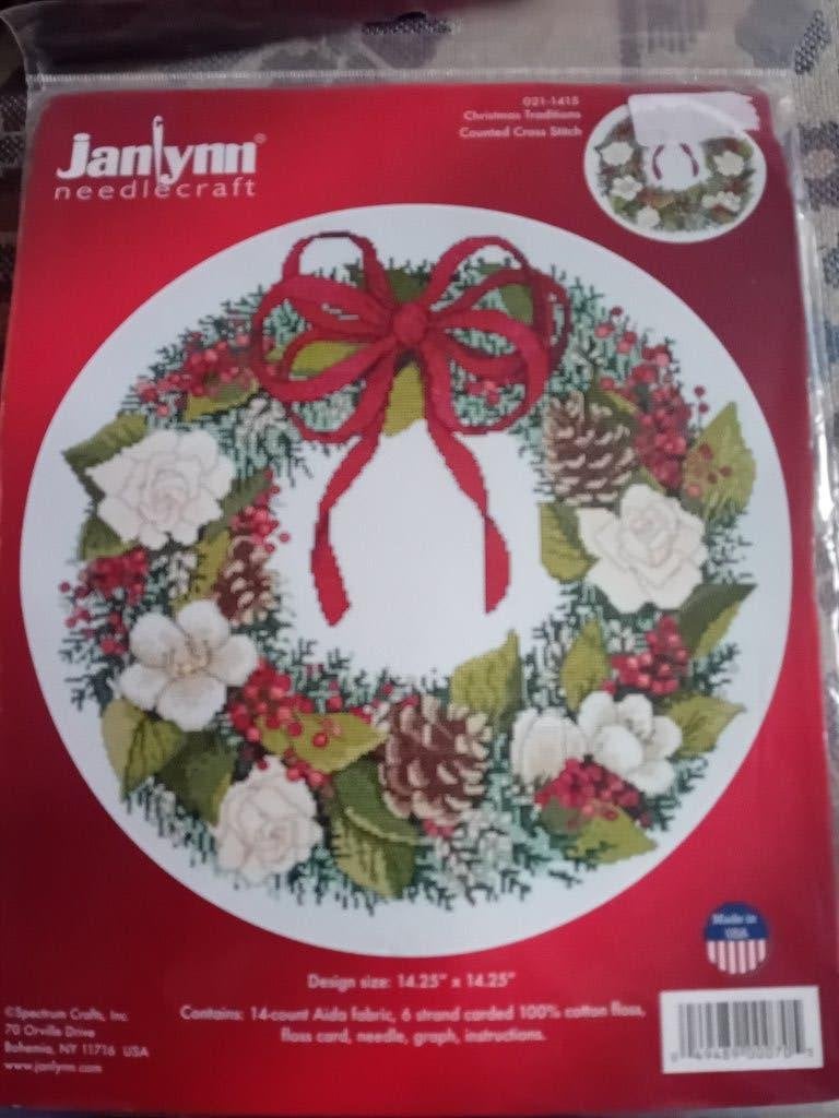Borduurpakket Christmas Tradition van Janlynn, Ophalen of Verzenden, Nieuw, Borduurpakket