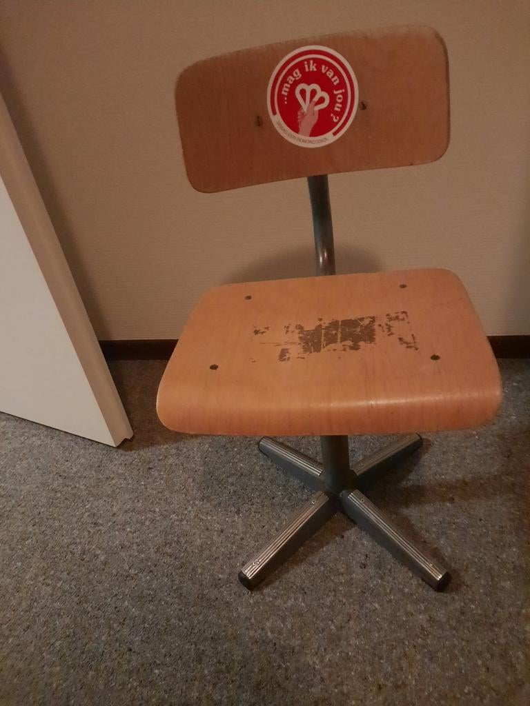 Vintage schoolstoeltjes, Ophalen, Gebruikt, Stoel(en)