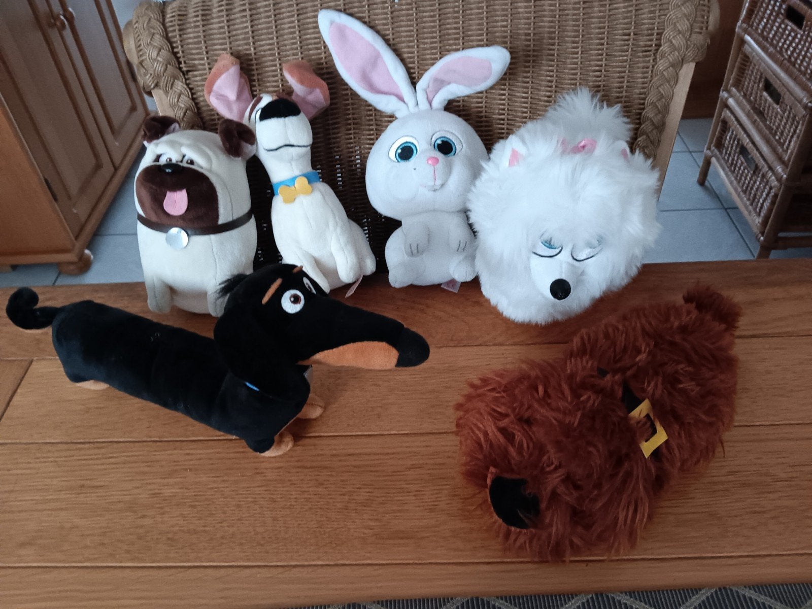 nieuw; HUISDIER GEHEIMEN knuffels, 6 stuks, Overige karakters, Ophalen of Verzenden, Nieuw, Overige typen