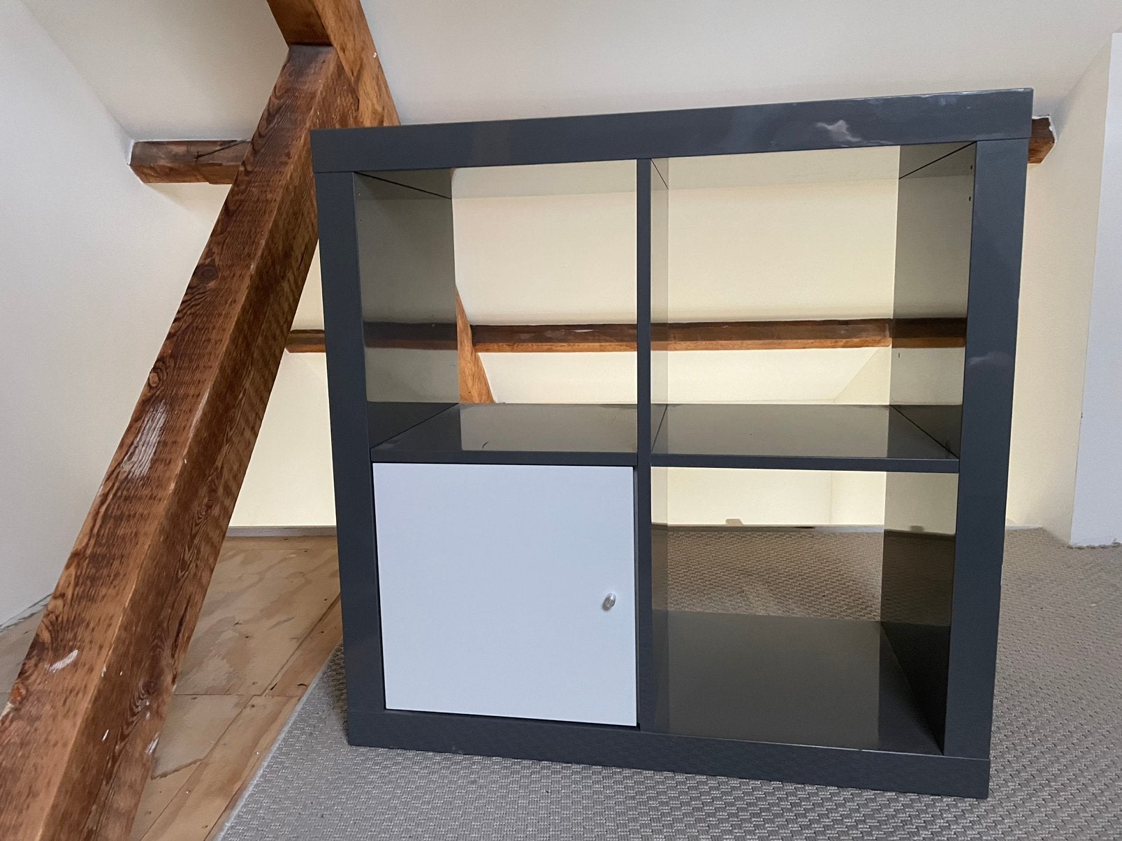 Ikea KALLAX kastje met 4 vakken, Ophalen, 50 tot 100 cm, Zo goed als nieuw, Minder dan 100 cm
