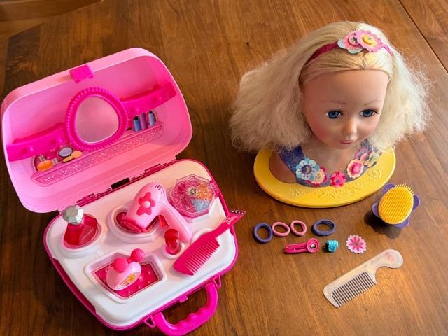 Baby born Zapf Creationmake up pop met beautycase, Ophalen, Gebruikt, Babypop
