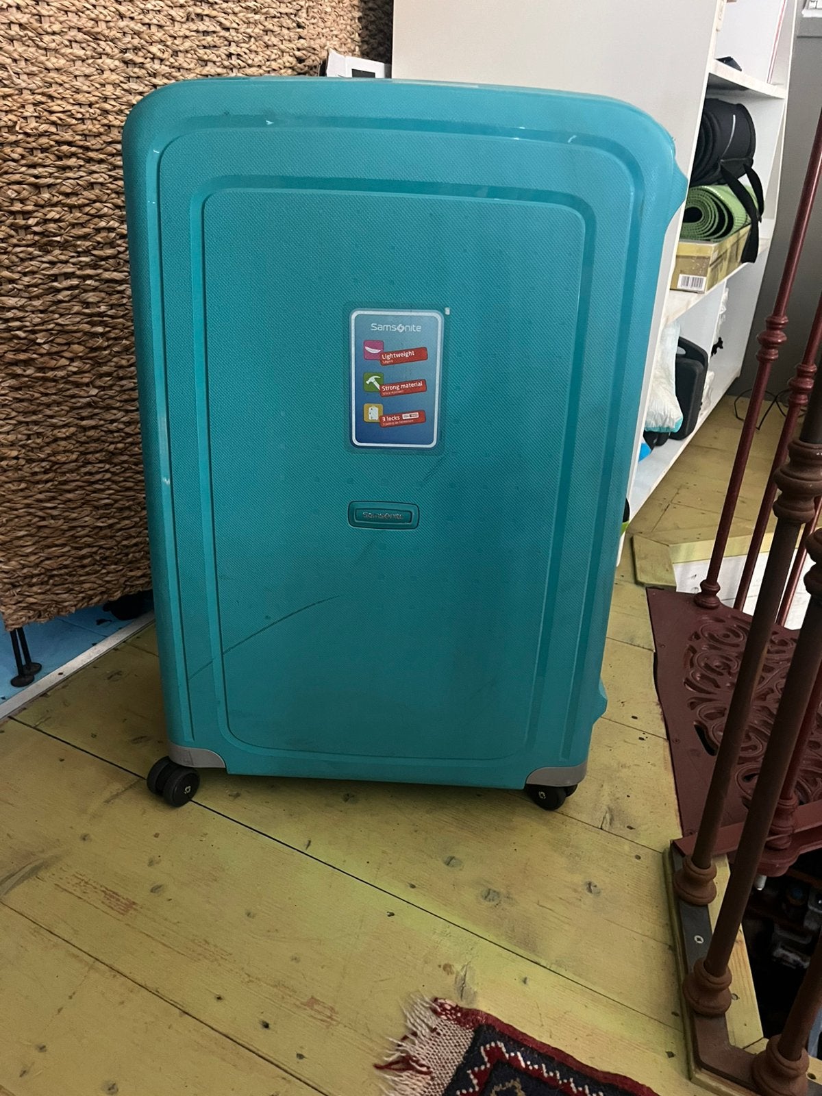 Samsonite harde reiskoffer 77 cm – 4 wielen – TSA-slot, Ophalen, Hard kunststof, 45 tot 55 cm, Slot