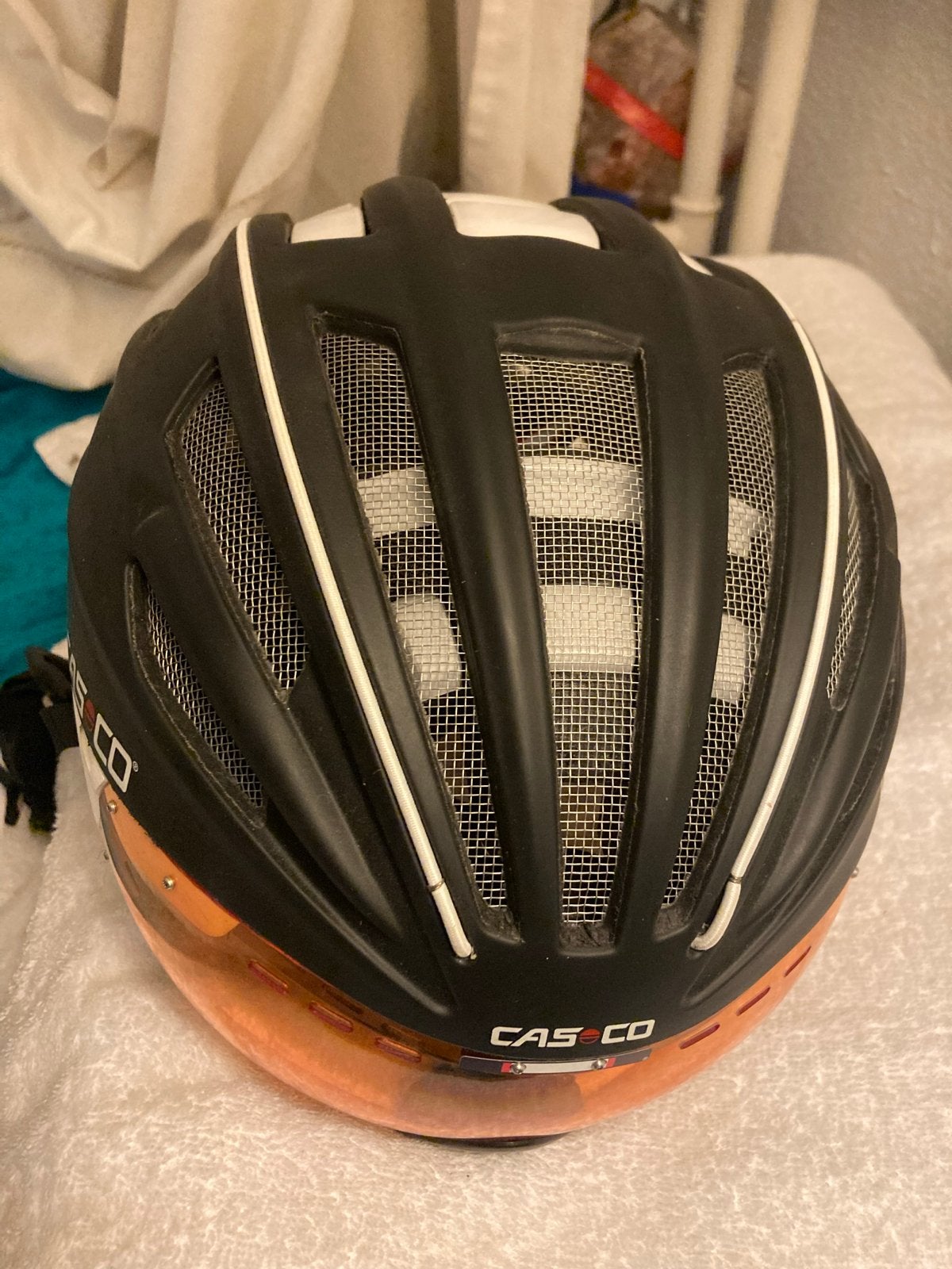 Casco SPEEDairo fietshelm met vizier - Maat L (59-63cm), Ophalen of Verzenden, Zo goed als nieuw, L, Heer of Dame