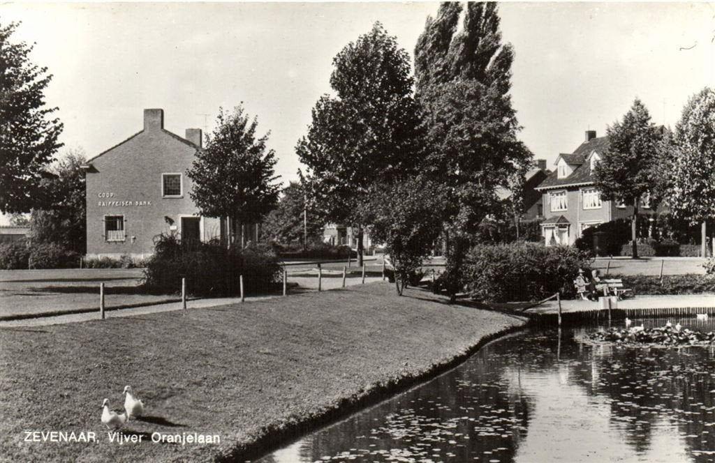 Zevenaar, Vijver Oranjelaan - Raiffeisen Bank - ongelopen, Verzamelen, Verzenden, 1960 tot 1980, Ongelopen, Noord-Brabant