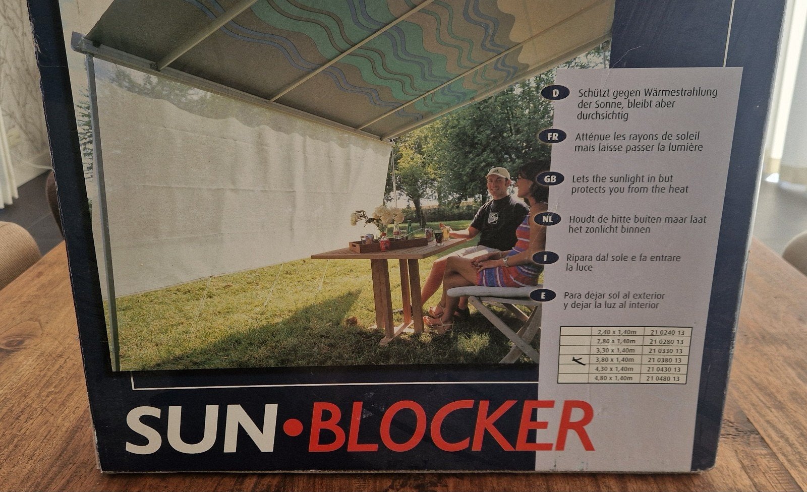 Sunblocker, Caravans en Kamperen, Ophalen, Nieuw