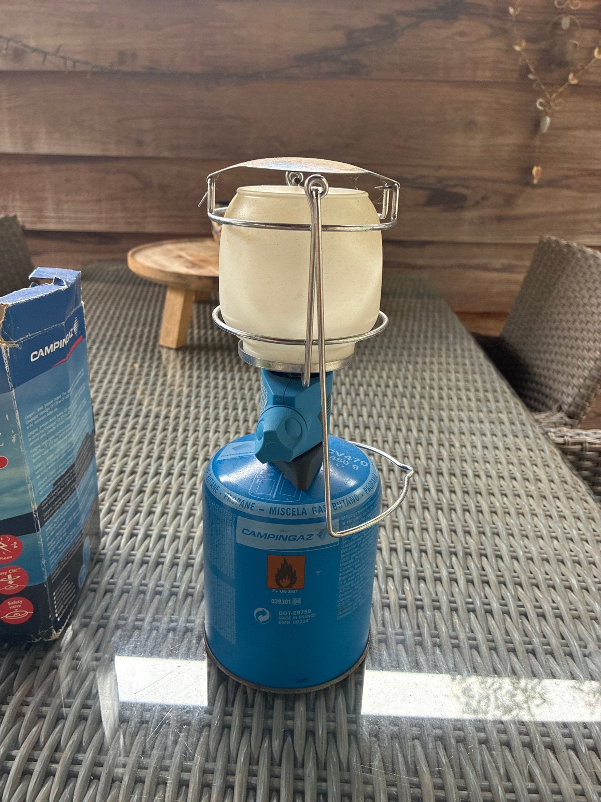 Campingaz Lumostar M 270 PZ Gaslamp - 80W, Ophalen of Verzenden, Gebruikt