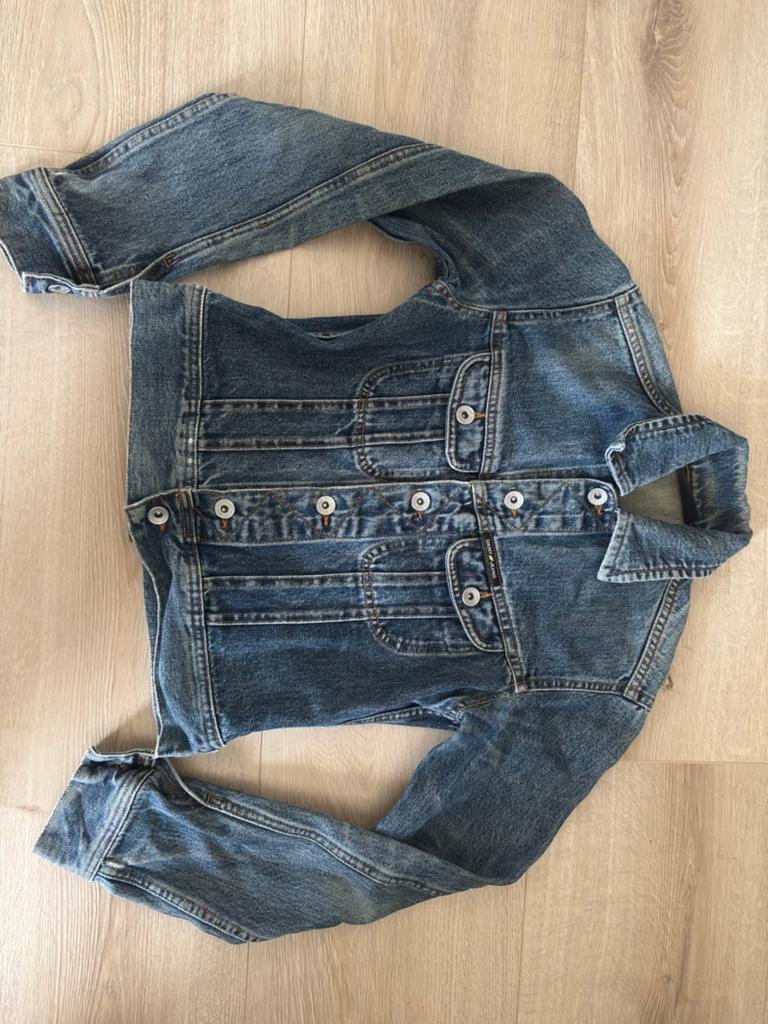DKNY spijkerjasje, Ophalen of Verzenden, Gedragen, Maat 38/40 (M), Blauw