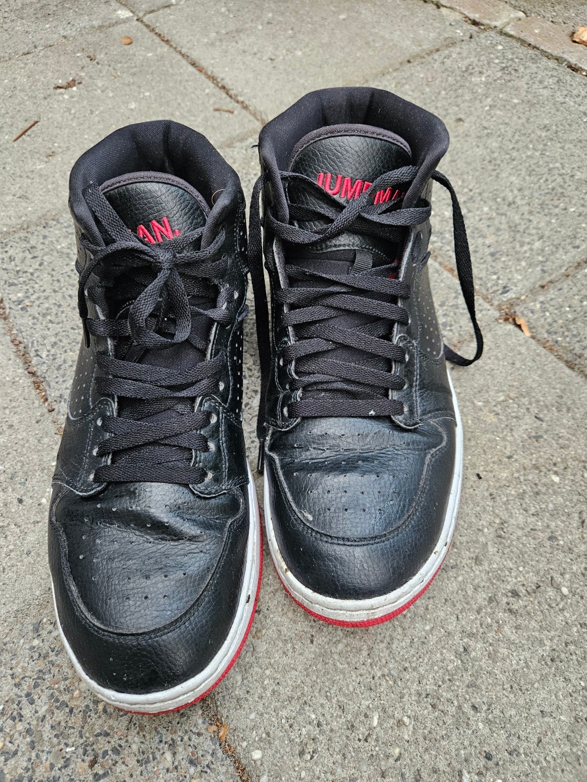 Jordan Jumpman sneakers maat 45, Ophalen, Zwart, Sneakers of Gympen, Gedragen