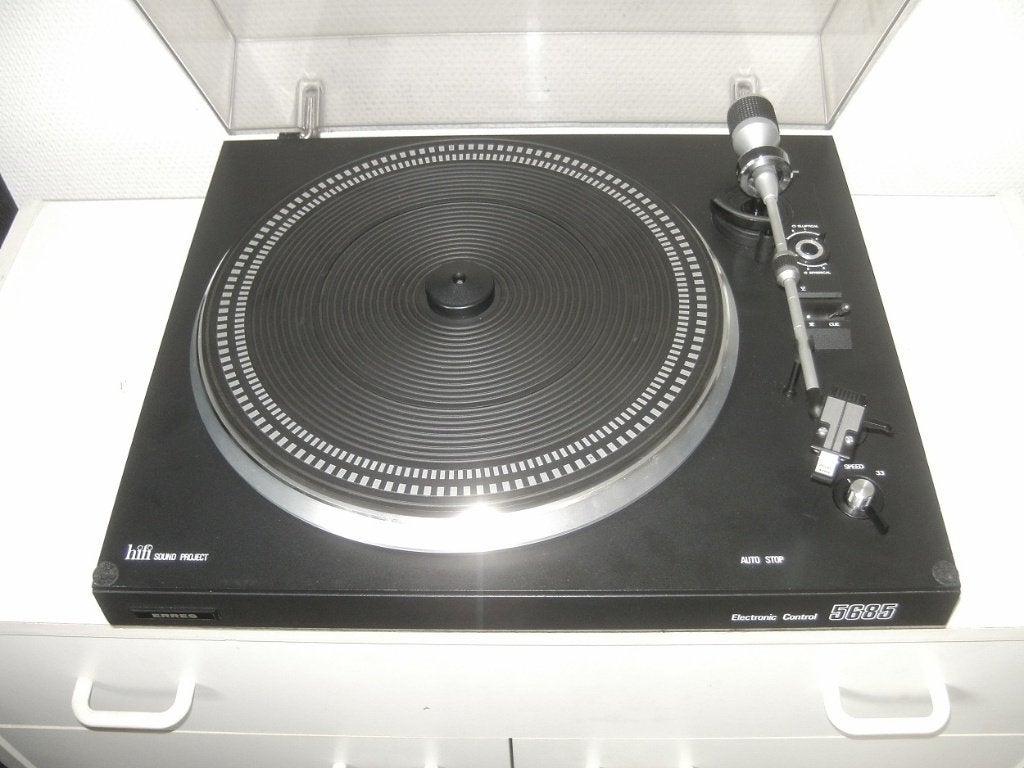 Erres platenspeler type 5685 (Philips 685), Audio, Tv en Foto, Platenspelers, Ophalen, Platenspeler, Philips, Pitch-regelaar