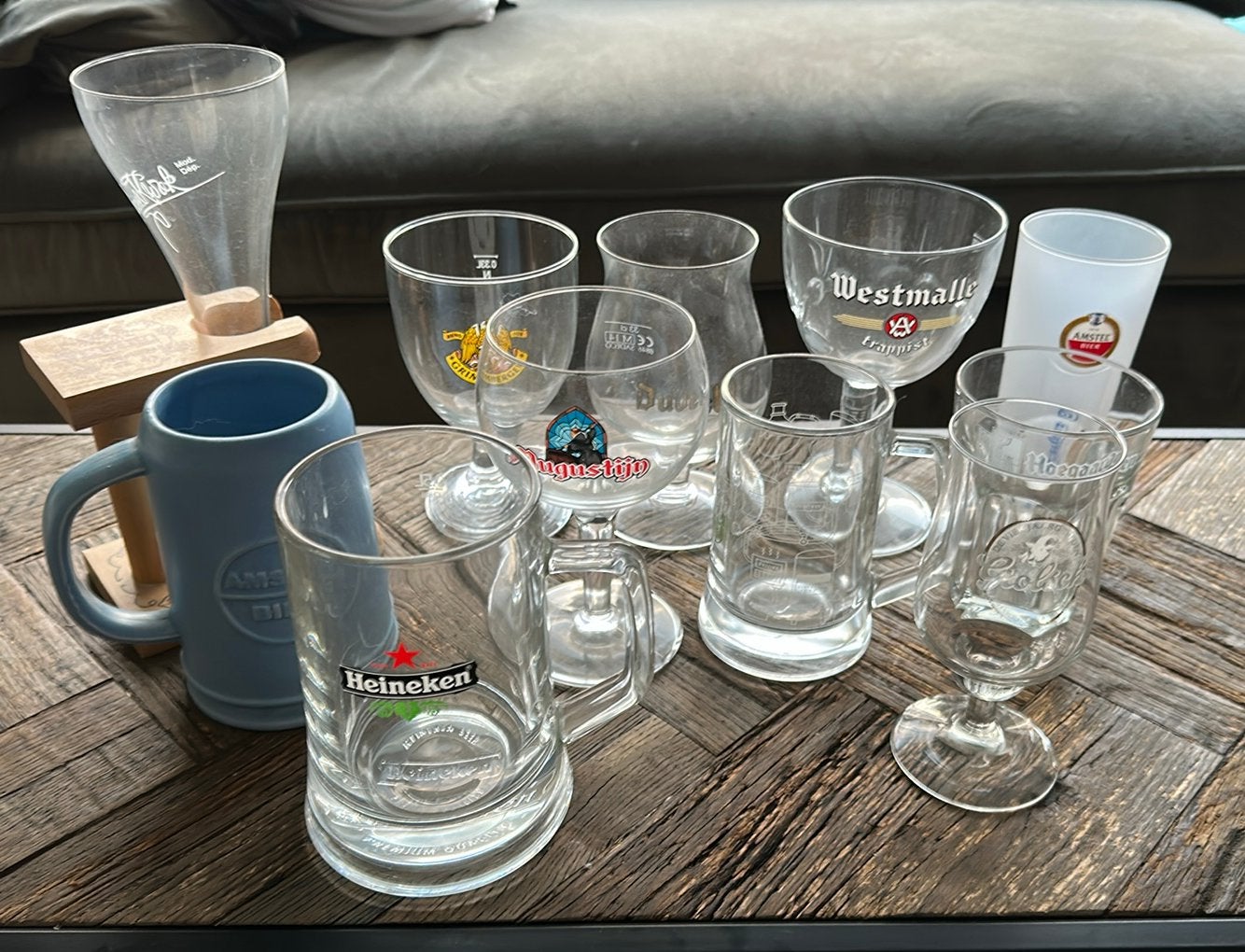 Set bierglazen gratis af te halen, Ophalen, Zo goed als nieuw, Bierglas