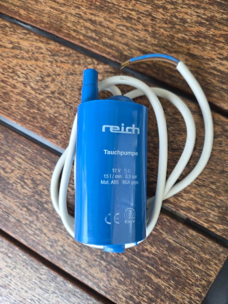 Reich Tauchpumpe 12V DC - Dompelpomp voor div toepassingen, Ophalen of Verzenden, Zo goed als nieuw, Elektrisch, Dompelpomp