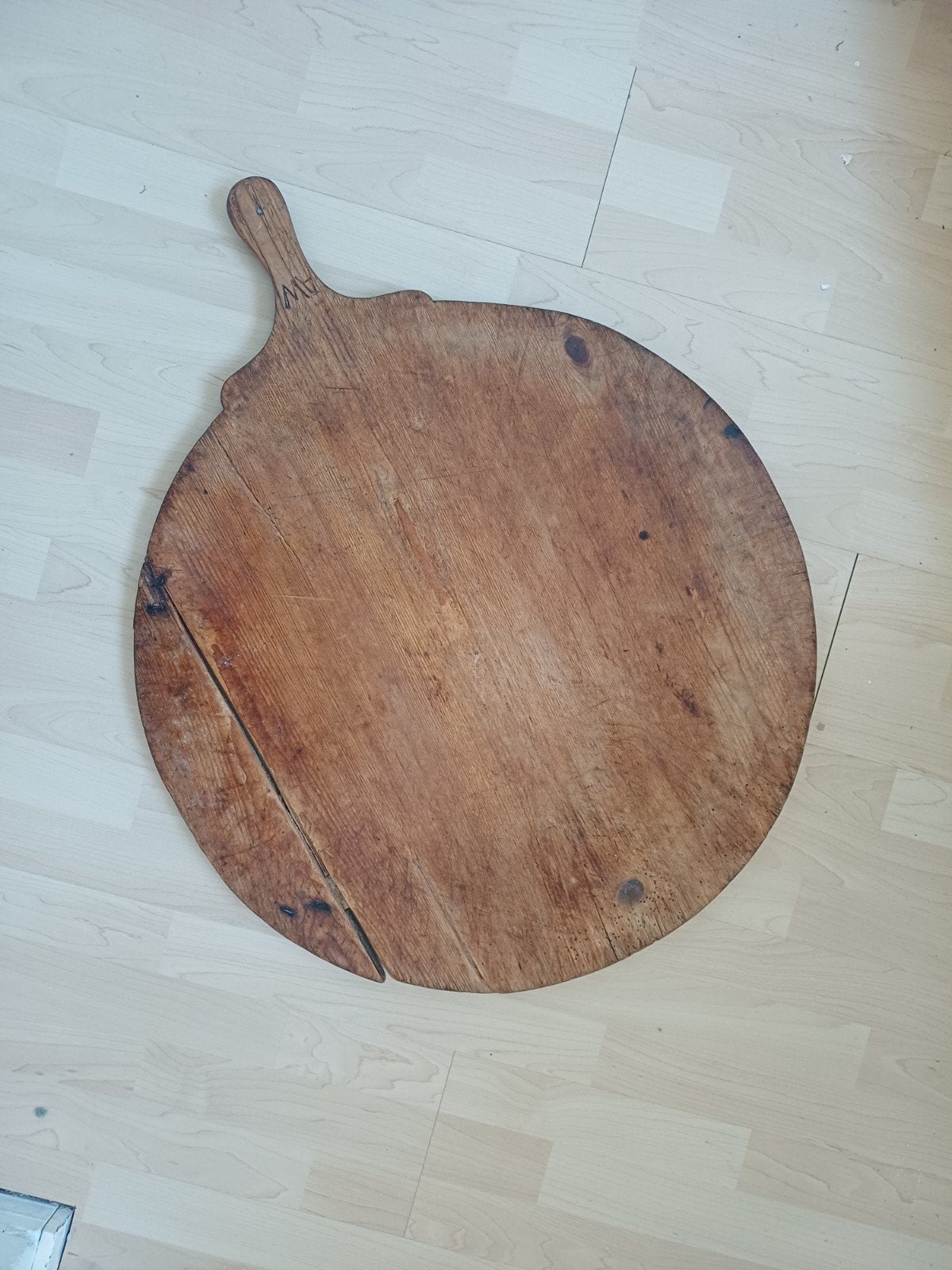Oude houten (brood)plank uit Frankrijk - 82 x 64 cm, Ophalen