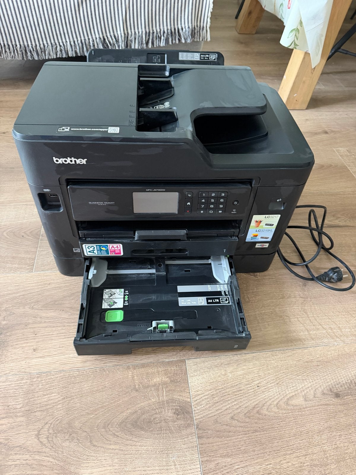 Brother MFC-J5720DW All-in-One Printer, Computers en Software, Gebruikt, Faxen, Inkjetprinter, All-in-one