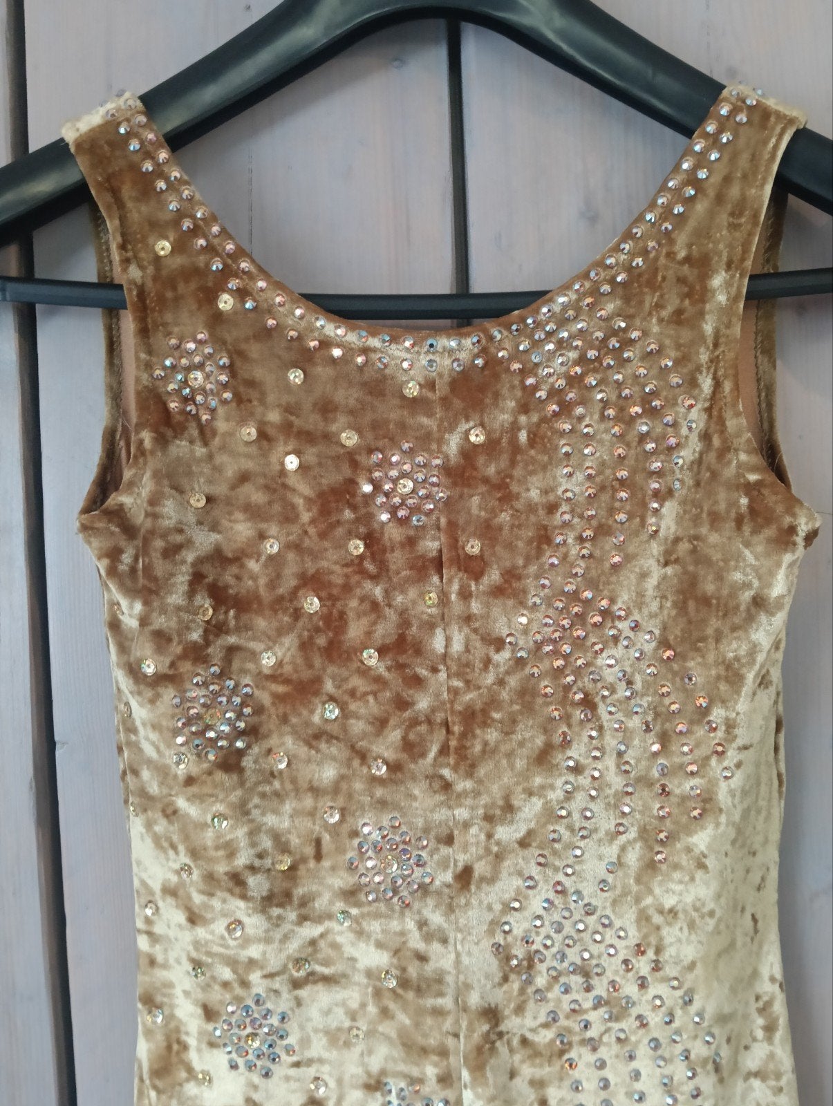 Elegant kunstschaatspak met Swarovski - Cirque du Soleil, Ophalen of Verzenden, Maat 34 (XS) of kleiner, Overige typen
