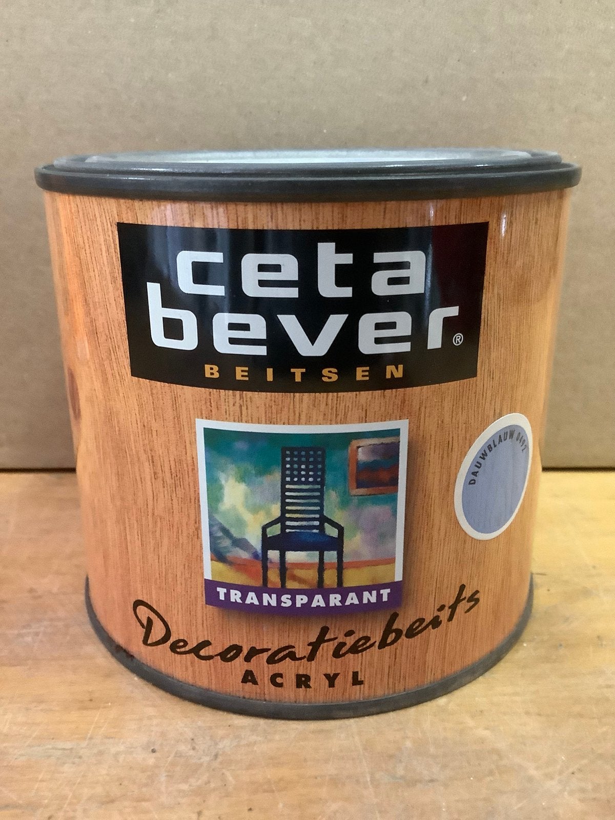 Ceta Bever decoratie beits dauwblauw, Ophalen of Verzenden, Zo goed als nieuw
