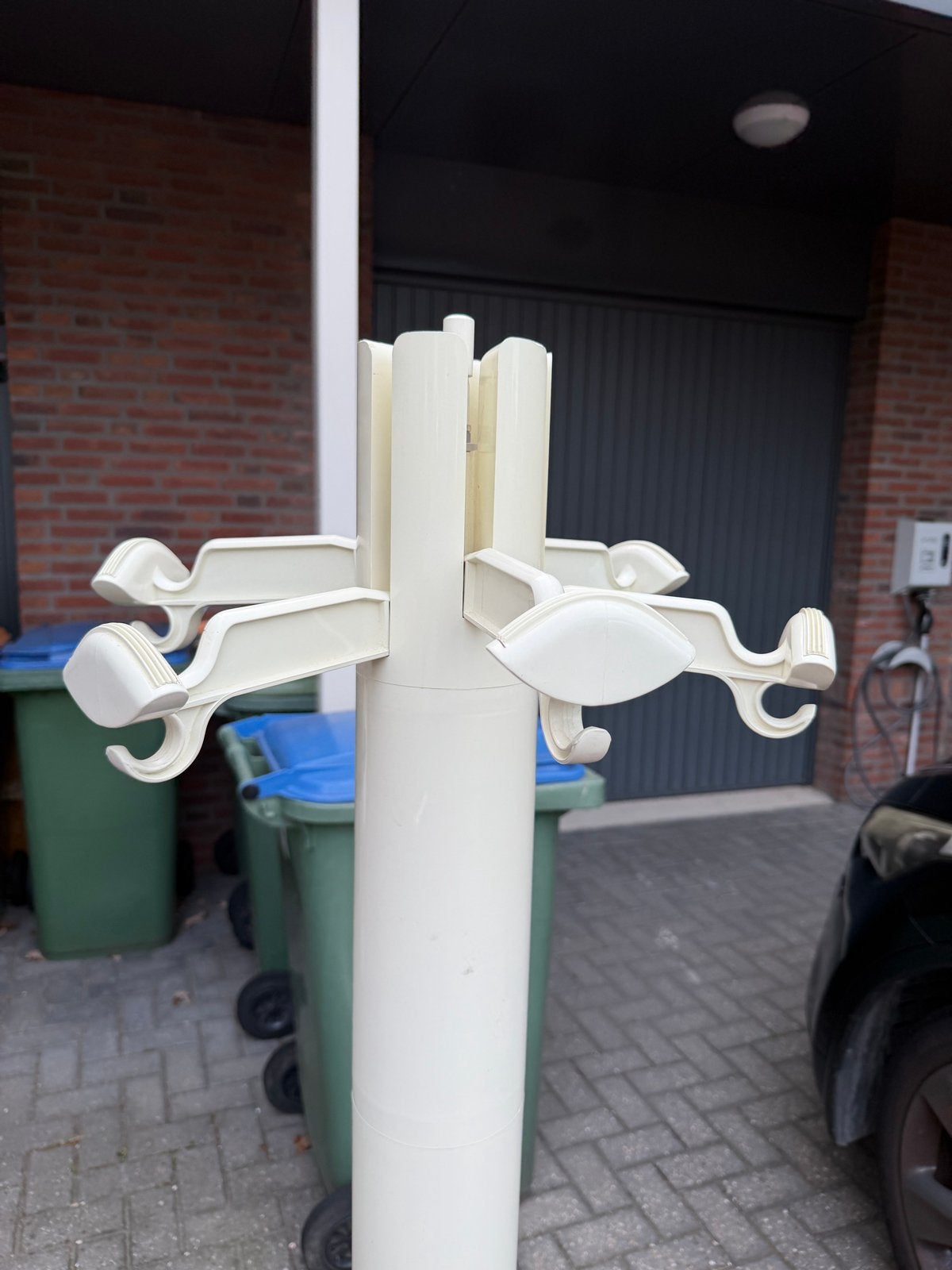 Italiaanse design kapstok, Ophalen, Kunststof, Gebruikt, Staande kapstok