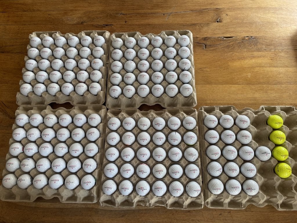 140 Golfballen Pinnacle Gold., Ophalen, Gebruikt, Bal(len), Overige merken