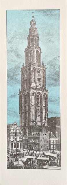 Martini toren Groningen afbeeldingen 20 stuks, Ophalen of Verzenden