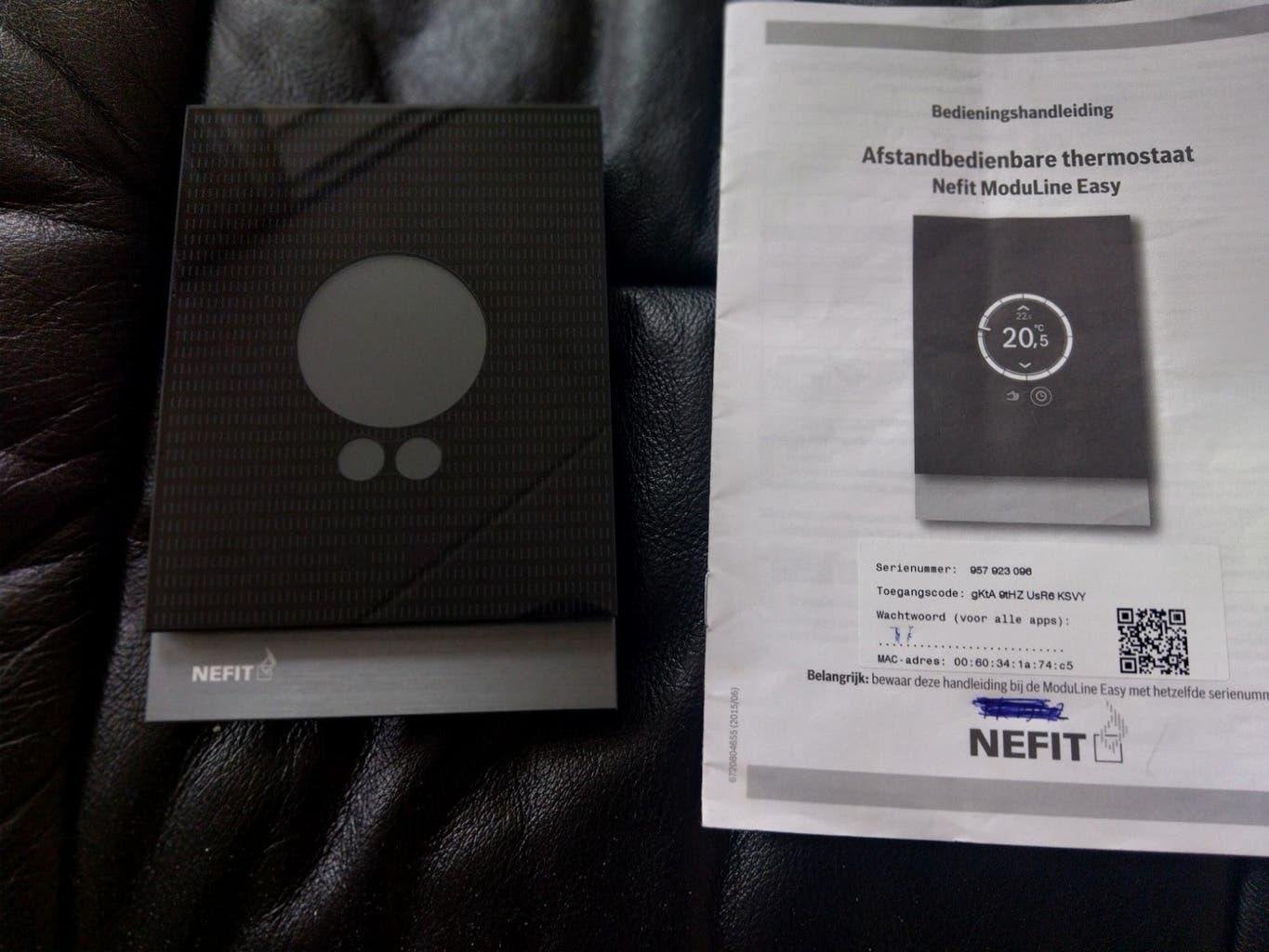 Nefit module easy ., Ophalen of Verzenden, Slimme thermostaat, Zo goed als nieuw