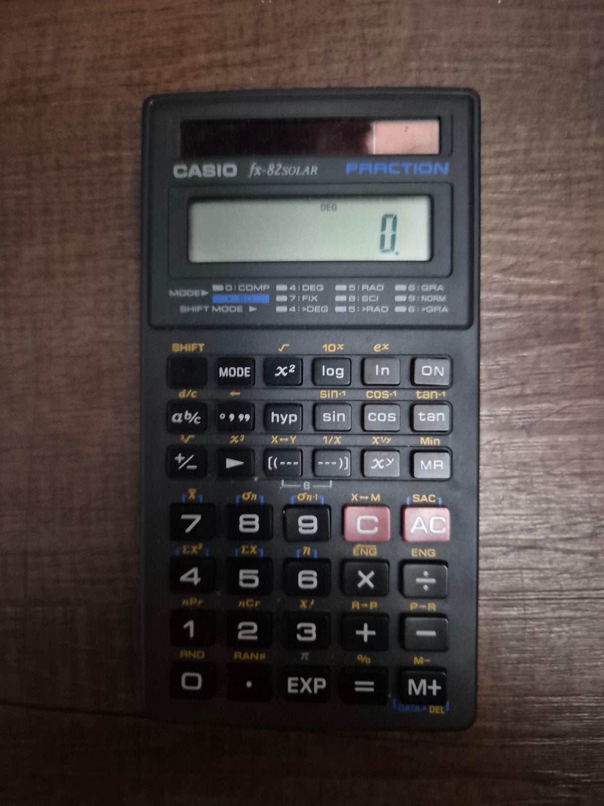 casio FX-82 solar rekenmachine, Ophalen of Verzenden, Zo goed als nieuw